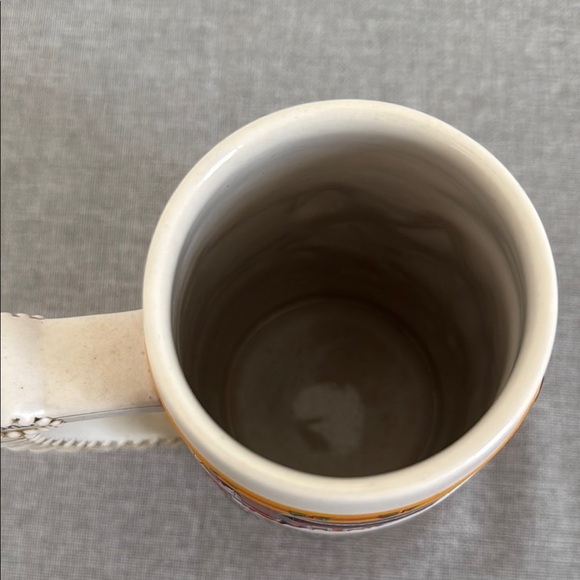 Budweiser Red and Blue Holiday Mug with Ornate Handle - Picture 6 of 6